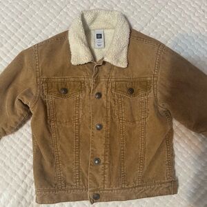 Boys Sherpa Lined Corduroy Jacket